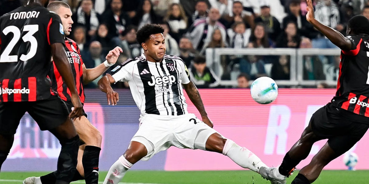 Duel Sengit di Turin: Pulisic Gagal Penalti, Juventus dan Milan Harus Puas Imbang